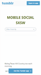 Mobile Screenshot of mobile-social.bikehugger.com